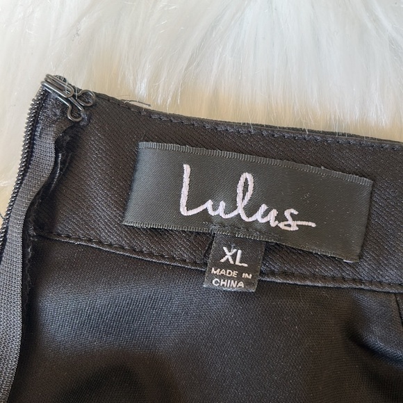 Lulus Hugs and Kisses Black Pearl Dress Size XL - Picture 12 of 14